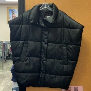 Kenneth Cole Black Puffer Jacket